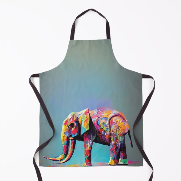 Item preview, Elephant Abstract Art Design designed and sold by The AI Art Gallery.