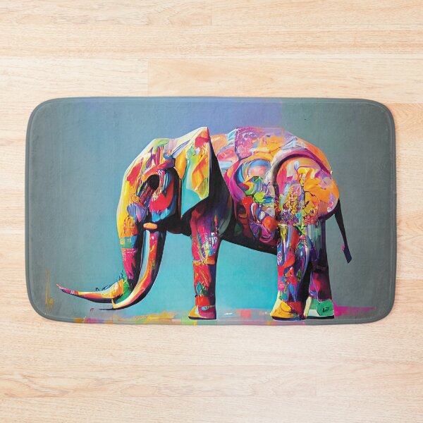 Item preview, Elephant Abstract Art Design designed and sold by The AI Art Gallery.