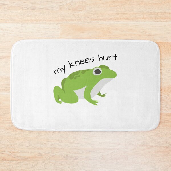 Artikelvorschau, Meine Knie tun weh | trauriger Frosch entworfen und verkauft von teez4dayz.