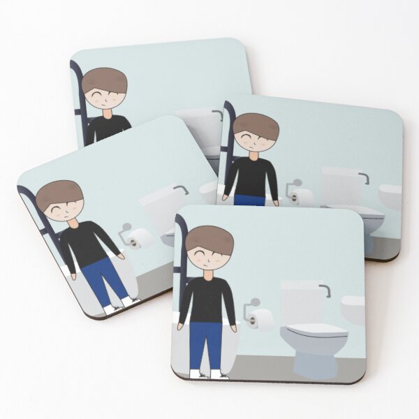 Item preview, Freddie in the bathroom designed and sold by GooglyEyes-.