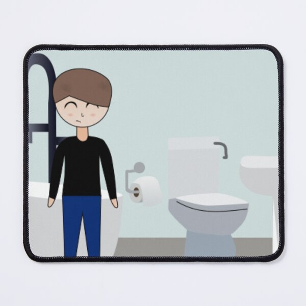 Item preview, Freddie in the bathroom designed and sold by GooglyEyes-.