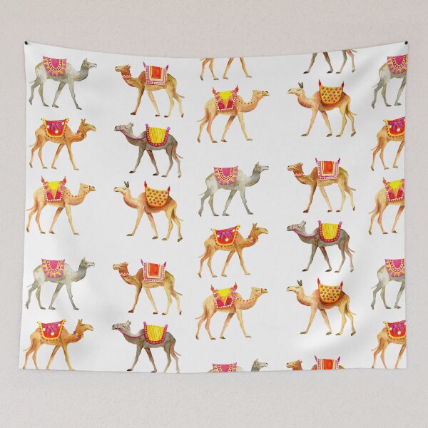 Item preview, Funny watercolor camels designed and sold by Ivonne Wierink.