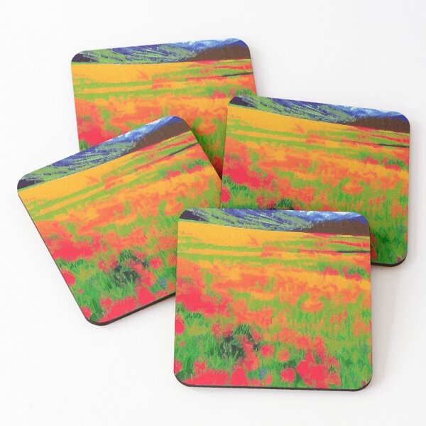 Item preview, Vibrant Valley: A Burst of Color, Acryllic/ Digital Art designed and sold by DelMoore93.