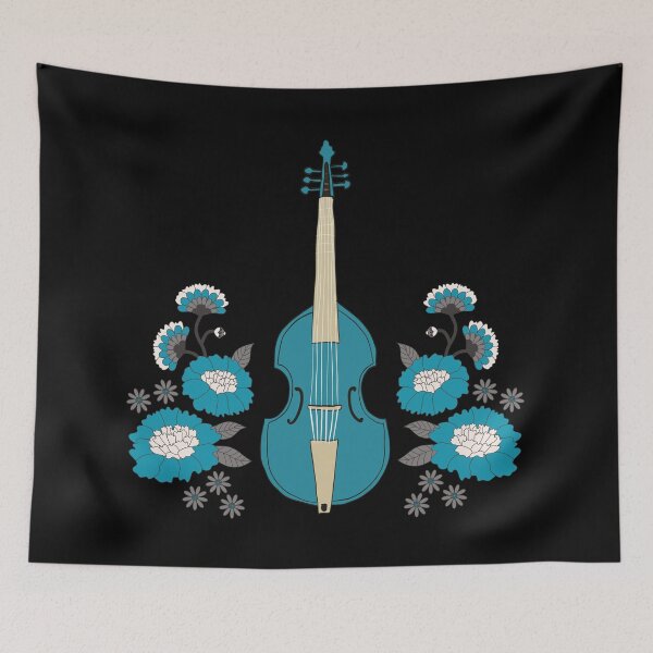 Item preview, Gamba with flowers designed and sold by piesdesignart.