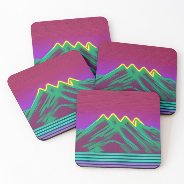 Item preview, Mountains abstract art designed and sold by brandway.