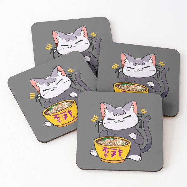 Item preview, cat eating spaghetti designed and sold by via-colab.