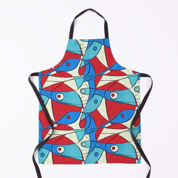 Item preview, Whales - red and blue overlapping shapes - Whale designed and sold by FloralZoo.