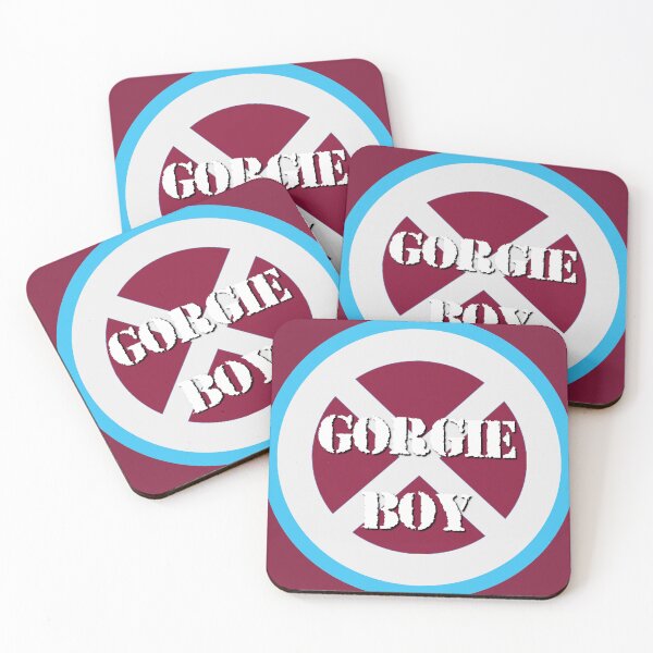 Item preview, Gorgie Boy Maroon White hearts Retro Mod Roundel designed and sold by ModSupporters.