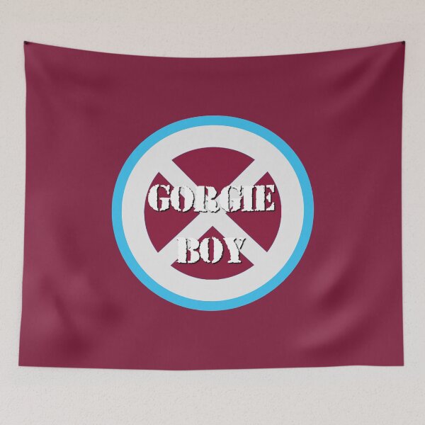 Item preview, Gorgie Boy Maroon White hearts Retro Mod Roundel designed and sold by ModSupporters.