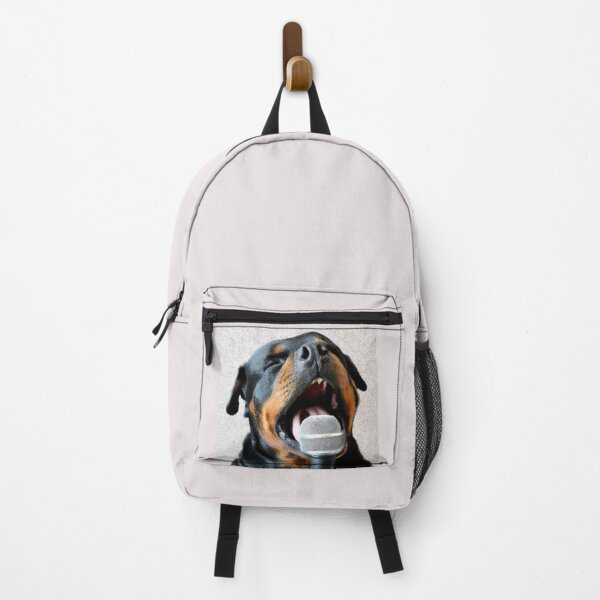 Item preview, Rock Star Rottweiler Singing In A Microphone, Dog 14 designed and sold by LesTheArt.