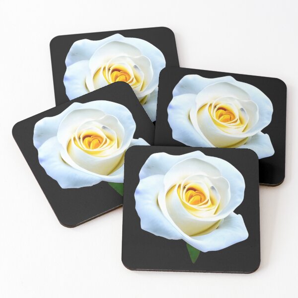 Item preview, Beautiful white rose flower artwork designed and sold by gramizzia.