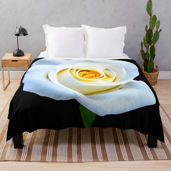 Item preview, Beautiful white rose flower artwork designed and sold by gramizzia.