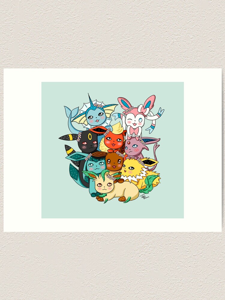 Pokemon Eeveelutions Print