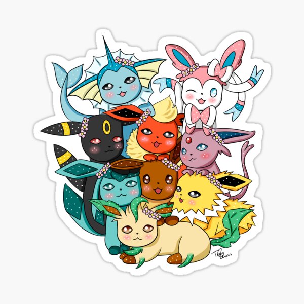 Eeveelution Stickers