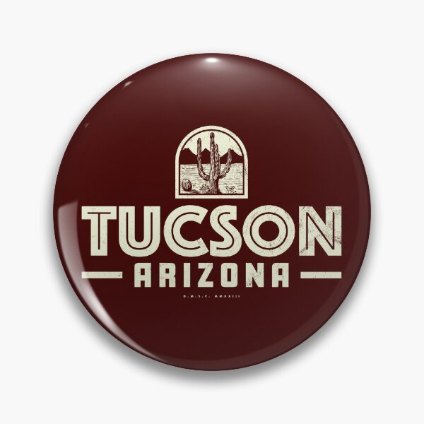 Artikelvorschau, Tucson, Arizona (Saguaro) - Tan entworfen und verkauft von deadmansupplyco.