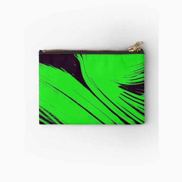 Item preview, Wispy Green and Black Abstract designed and sold by asurtiumgreen.
