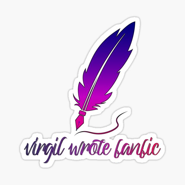 Artikel-Vorschau von Virgil schrieb Fanfiction, designt und verkauft von Lexipedia369.