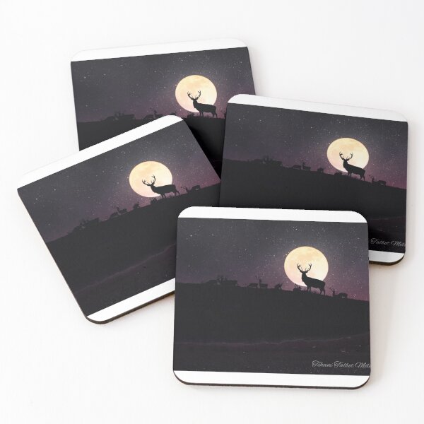 Item preview, moonlit landscape designed and sold by teha4514.