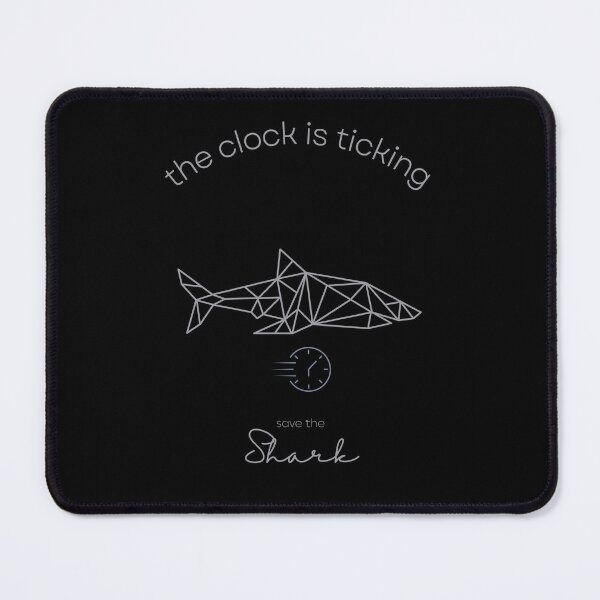 Item preview, Protect The Shark Save the Shark The Clock is Ticking Sticker designed and sold by MagicWolfStar.