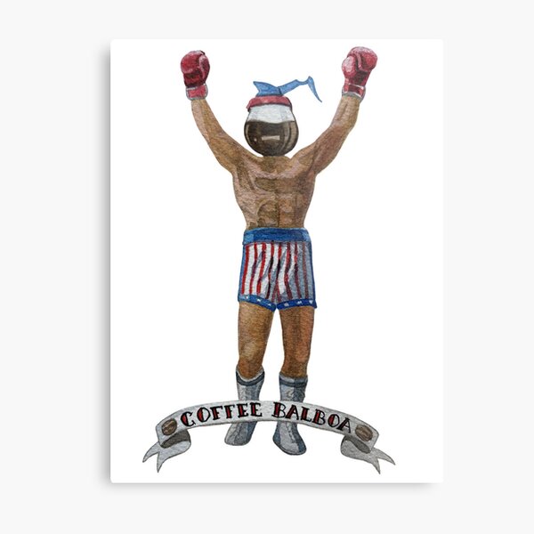 Rocky Balboa winning' Poster, picture, metal print, paint by Andy