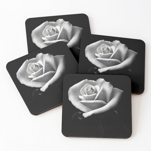Item preview, Beautiful white rose flower artwork designed and sold by gramizzia.
