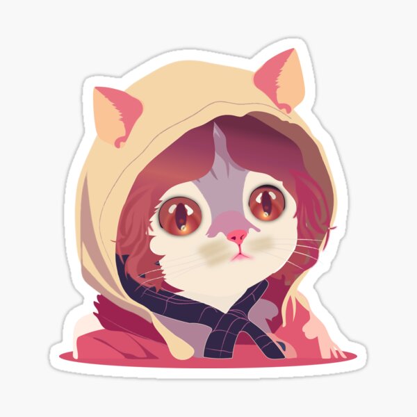 Anime Cat Names Stickers for Sale