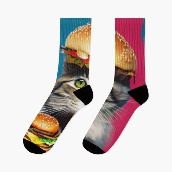 Item preview, A Cat's Conceptual Love for Burgers - A Big Burger designed and sold by WBP Mart.