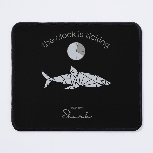 Item preview, Protect The Shark Save the Shark The Clock is Ticking Comforter designed and sold by MagicWolfStar.