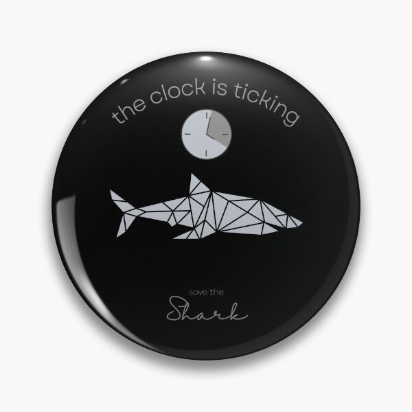 Item preview, Protect The Shark Save the Shark The Clock is Ticking Comforter designed and sold by MagicWolfStar.