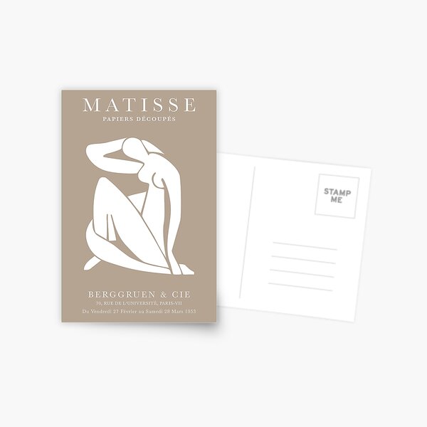 Henri Matisse : Pochette (n°1) de 10 cartes postales artistiques