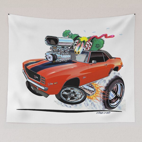 Item preview, Vince Crain Z RATED 1969 orange black RS designed and sold by vincecrain.