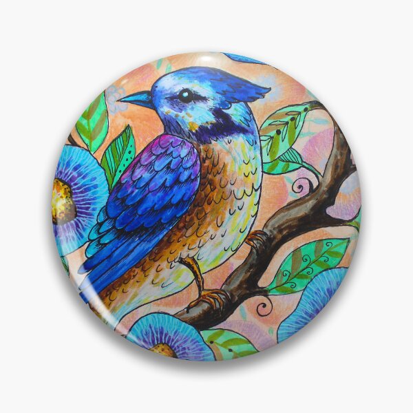 Item preview, Blue Jay Watercolor Illustration designed and sold by Svitlana Prouty.