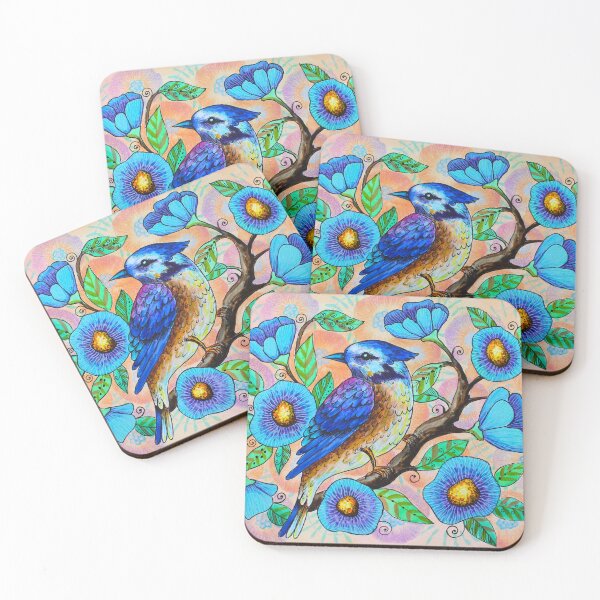 Item preview, Blue Jay Watercolor Illustration designed and sold by Svitlana Prouty.
