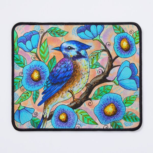 Item preview, Blue Jay Watercolor Illustration designed and sold by Svitlana Prouty.