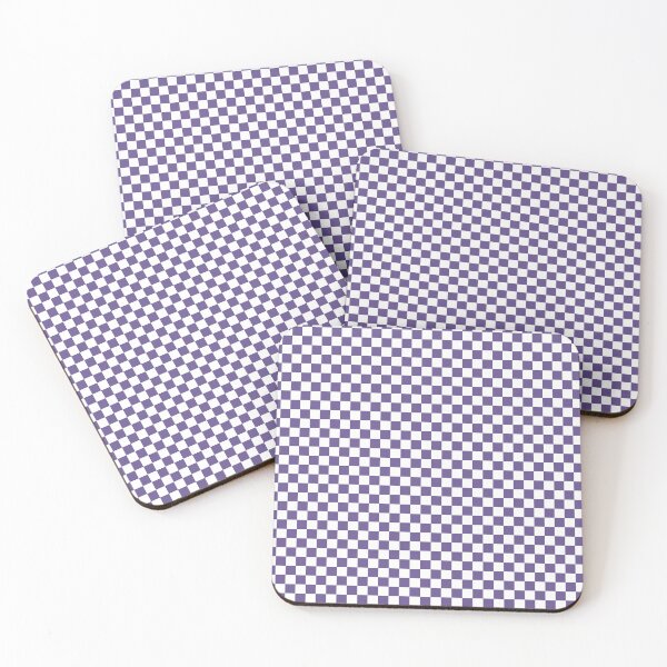 Item preview, Ultra Violet Checks Pantone Color of the year 2018 designed and sold by coverinlove.