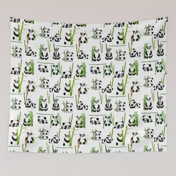 Item preview, Cute Panda and Bamboo Group designed and sold by RiadMannan.