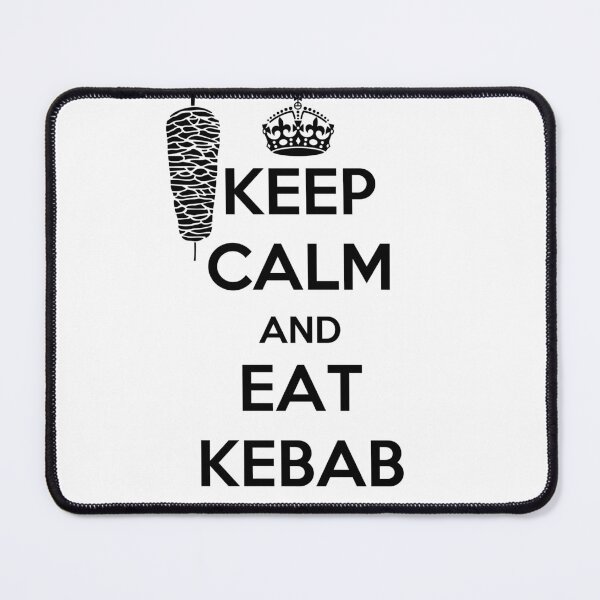 Item preview, keep calm and eat kebab designed and sold by BigBasement.