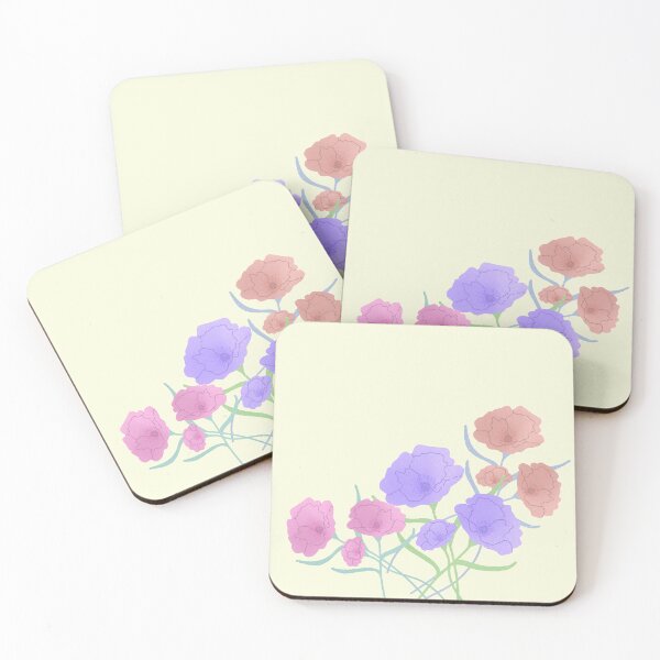 Item preview, Pastel Flowers designed and sold by maddydoodlesoup.