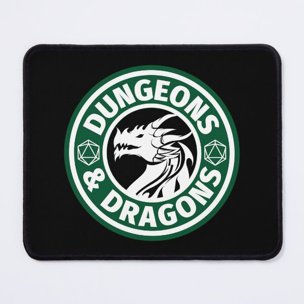 Item preview, Dungeons and Dragons Logo designed and sold by DrunkPolarBear.