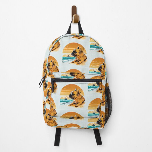 Item preview, "French bulldog sunbathing on the beach" designed and sold by Mykhailov.