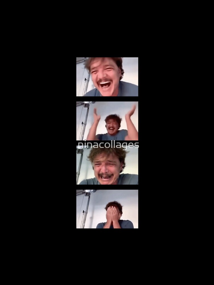 Aperçu 4 sur 4. Coque iPhone avec l'œuvre Pedro Pascal Rire Pleurer Meme créée et vendue par ninacollages.