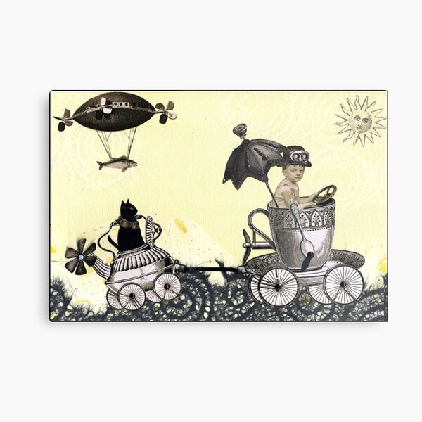 Emmet & Otis Go For A Ride Metal Print