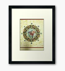 "The Tulip & The Bird" Miniatures Framed Print