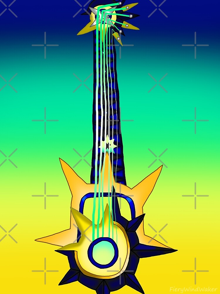 Fusion Keyblade Guitar 33 Aubade Abaddon Plasma Poster