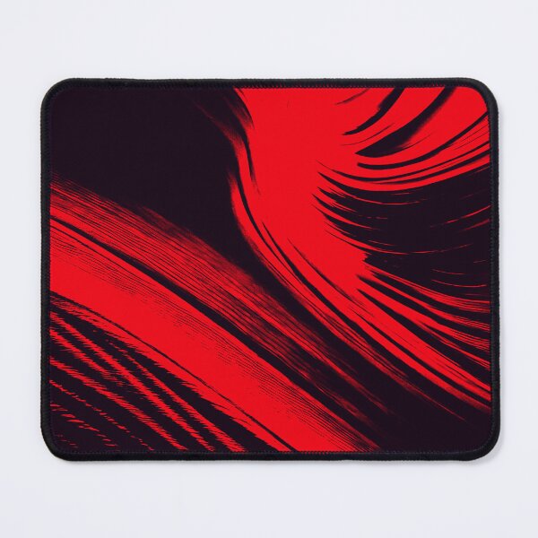Item preview, Wispy Red and Black Abstract designed and sold by asurtiumgreen.