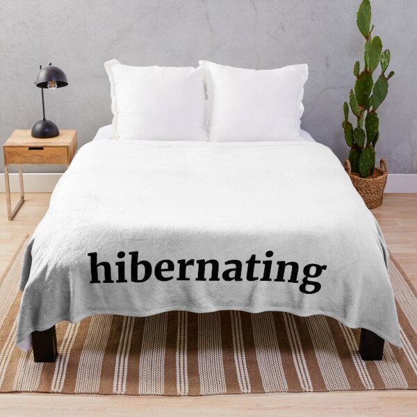 Item preview, hibernating (black font) designed and sold by renukai.