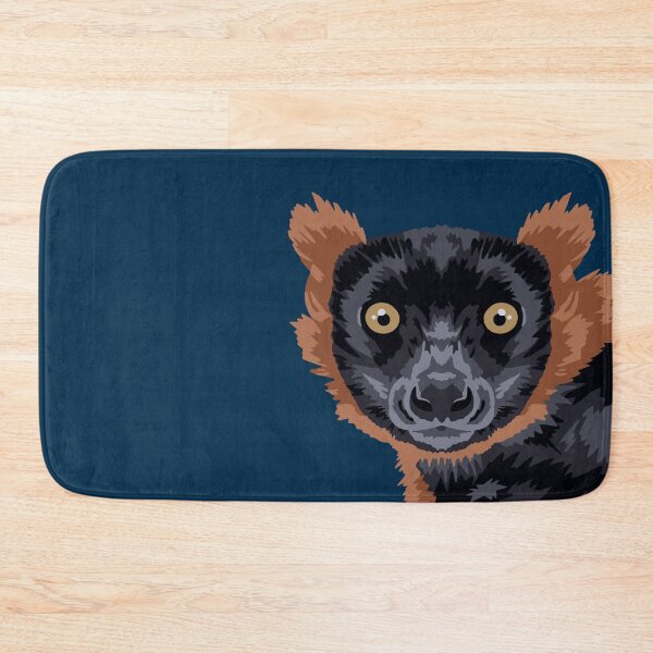 Item preview, Red Ruffed Lemur Portrait designed and sold by GeoCreate.