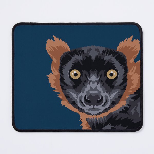 Item preview, Red Ruffed Lemur Portrait designed and sold by GeoCreate.
