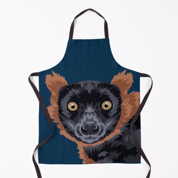 Item preview, Red Ruffed Lemur Portrait designed and sold by GeoCreate.