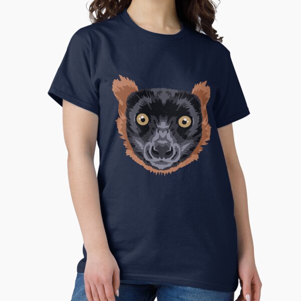 Item preview, Red Ruffed Lemur Portrait designed and sold by GeoCreate.